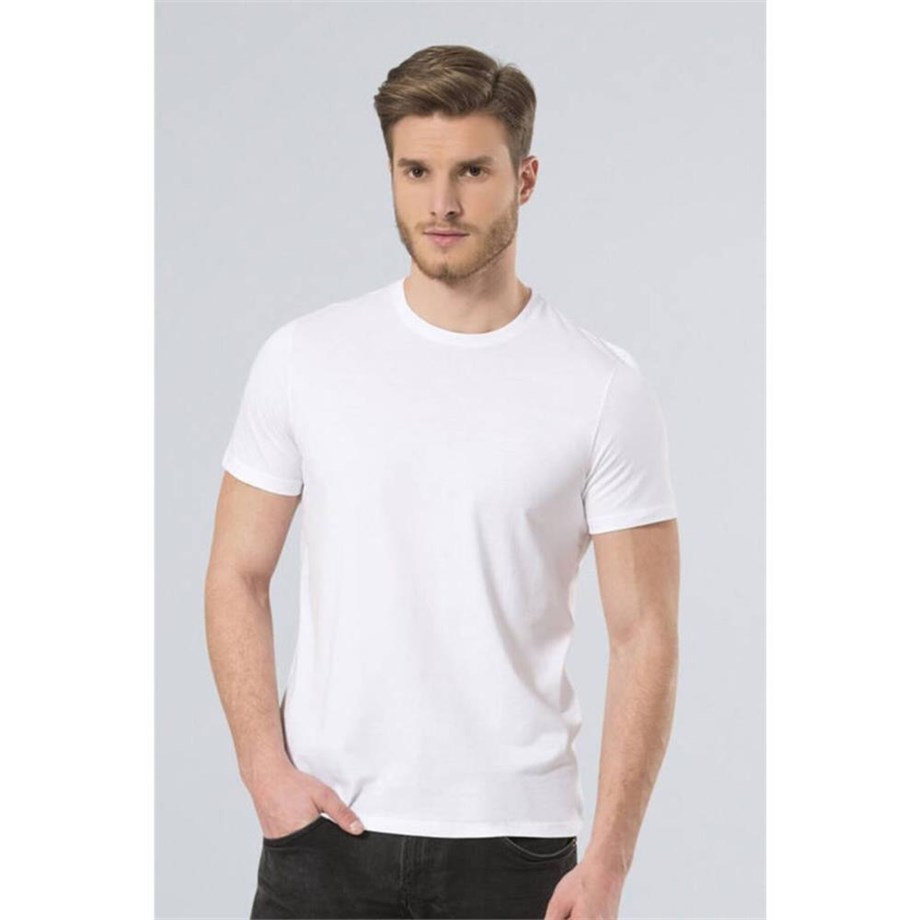WTSHIRT AMSTERDAM Erkek T-Shirt - Beyaz