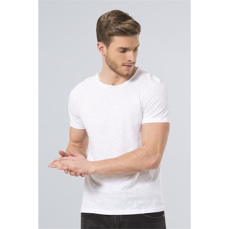 WTSHIRT BARCELONA Erkek T-Shirt - Beyaz