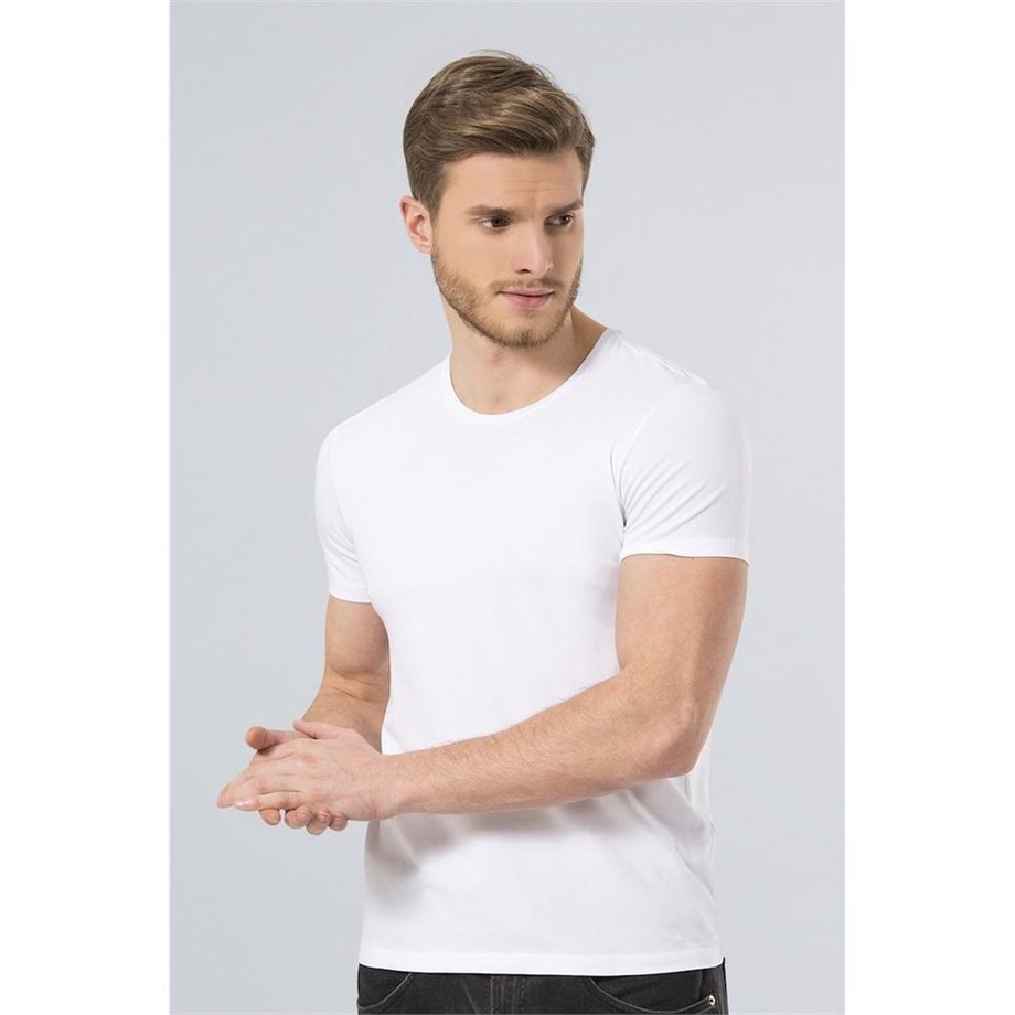 WTSHIRT MONTE CARLO Erkek T-Shirt - Beyaz
