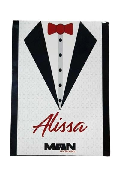 Alissa 195 Erkek Modal Atlet Boxer Takım-Siyah