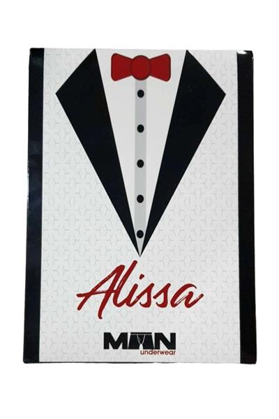 Alissa 195 Erkek Modal Atlet Boxer Takım-Beyaz