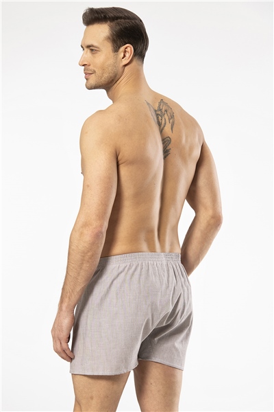 Cacharel 1113 Erkek Poplin Boxer-Kahverengi