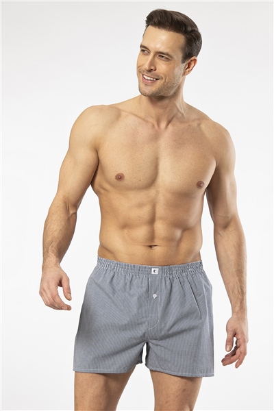 Cacharel 1113 Erkek Poplin Boxer-Lacivert