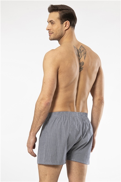 Cacharel 1113 Erkek Poplin Boxer-Lacivert