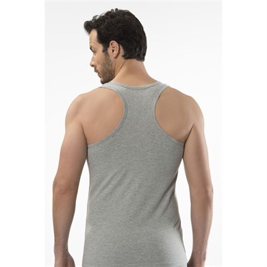 Cacharel 1302 Spor Erkek Atlet - Gri Melanj