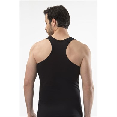 Cacharel 1302 Spor Erkek Atlet - Siyah