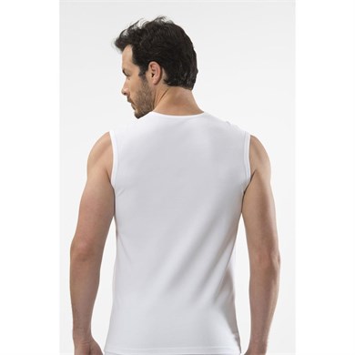 Cacharel 1303 Spor Erkek Bisiklet Yaka - Beyaz
