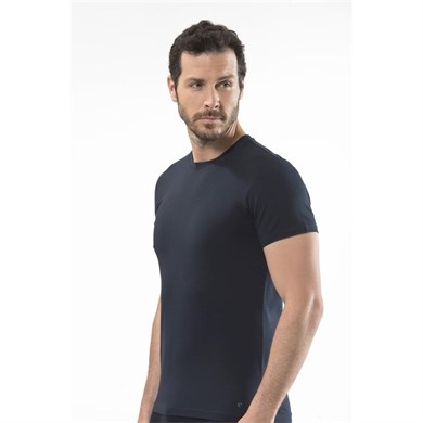 Cacharel 1307 O Yaka Kısa Kollu Erkek T-Shirt - Lacivert