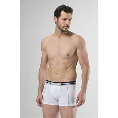 Cacharel 1323 İkili Boxer - Beyaz/Siyah
