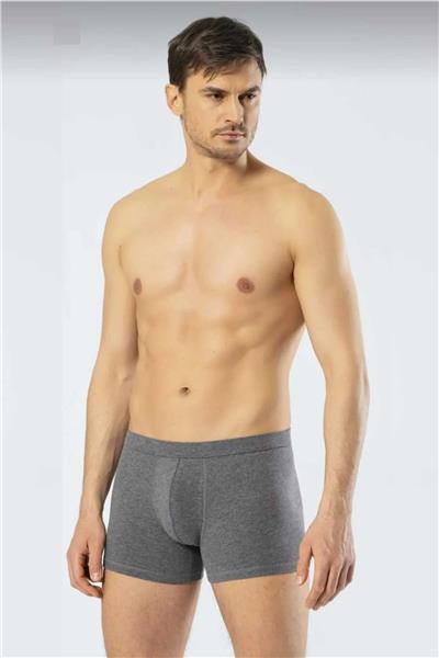 Cacharel 1336 Erkek Bel Bantlı Likralı Uzun Paçalı Boxer-Antrasit