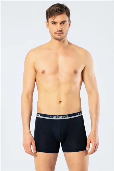 Cacharel 1337 Erkek 3lü Likralı Boxer-Lacivert&İndigo&Saks