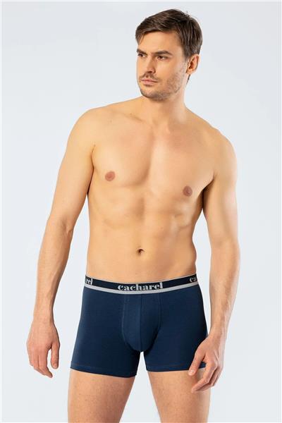Cacharel 1337 Erkek 3lü Likralı Boxer-Lacivert&İndigo&Saks