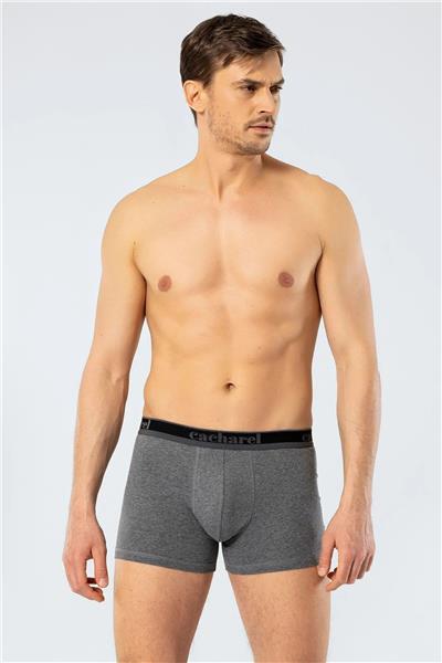 Cacharel 1337 Erkek 3lü Likralı Boxer-Siyah&Antrasit&Gri