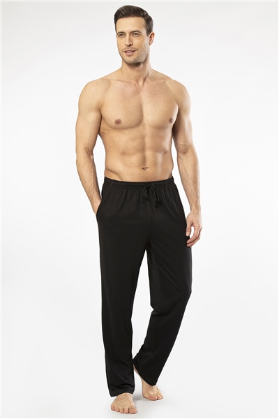 Cacharel 2171 Erkek Modal Tek Pijama Altı-Siyah