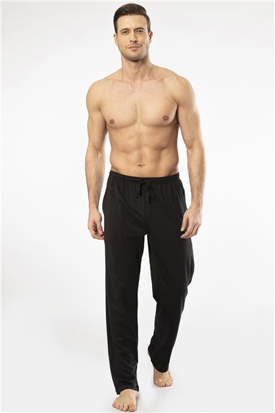Cacharel 2171 Erkek Modal Tek Pijama Altı-Siyah