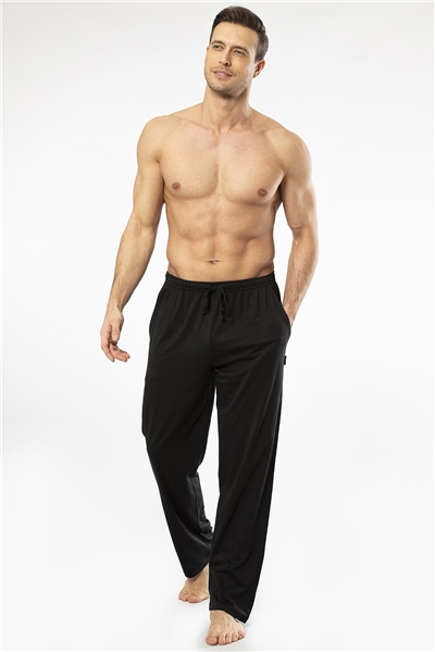 Cacharel 2171 Erkek Modal Tek Pijama Altı-Siyah
