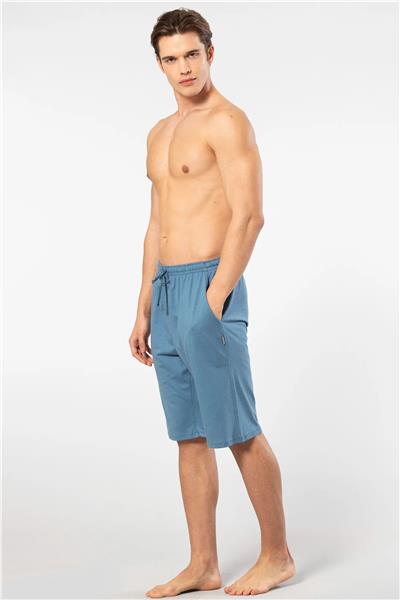 Cacharel 2172 Erkek Modal Tek Bermuda Pijama Altı-İndigo