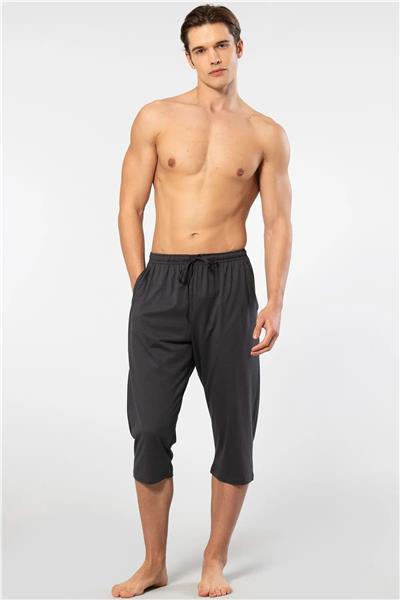 Cacharel 2233 Erkek Modal Tek Kapri Pijama Altı-Antrasit