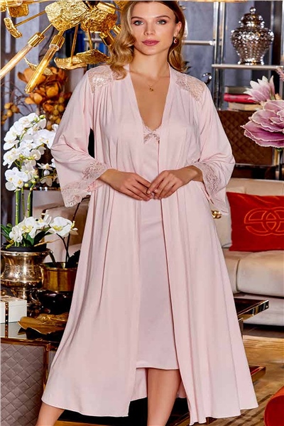 Çeyizlik Dantelli Penye 6lı Set