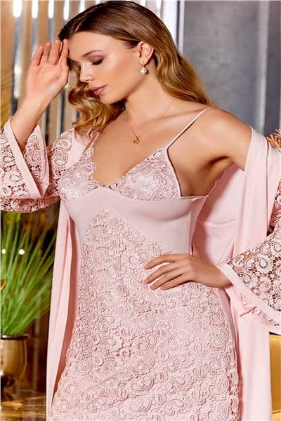 Çeyizlik Dantelli Penye 6lı Set