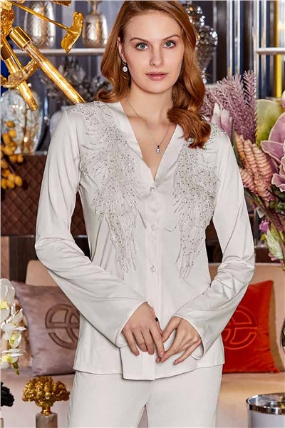 Çeyizlik Dantelli Penye 6lı Set