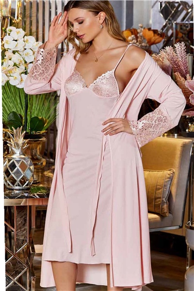 Çeyizlik Dantelli Penye 6lı Set