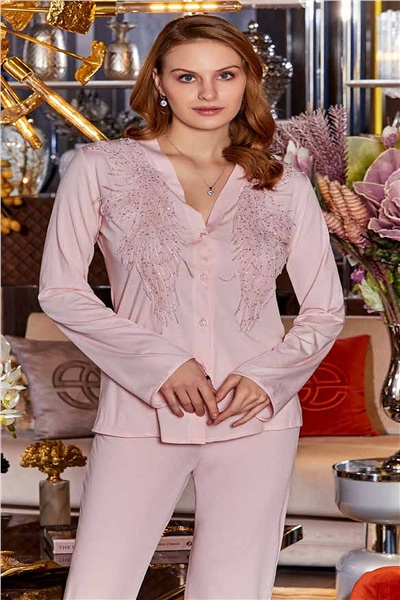 Çeyizlik Dantelli Penye 6lı Set