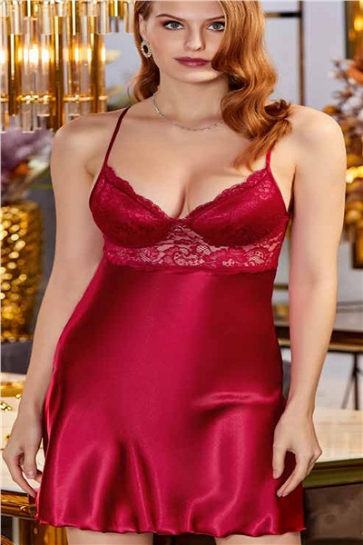 Çeyizlik Dantelli Saten 6lı Set