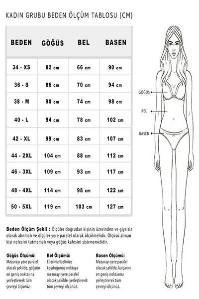 Cossy by Aqua 25121 Kadın Dantelli Uzun Kol Kruvaze Yaka Tesettür Lohusa Gecelik-Krem