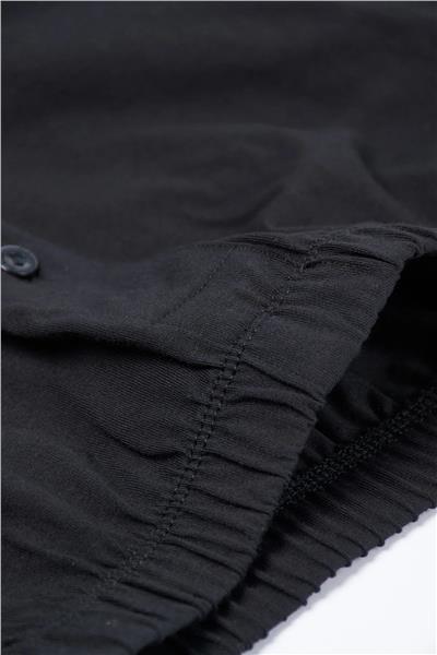 Dagi 1220 Erkek 2li %100 Pamuk Penye Boxer-Siyah