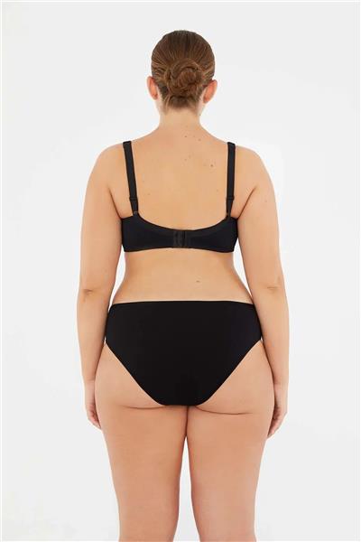 Dagi 5104KC Kadın 5li Yüksek Bel Slip Külot-Siyah&Beyaz&Ten