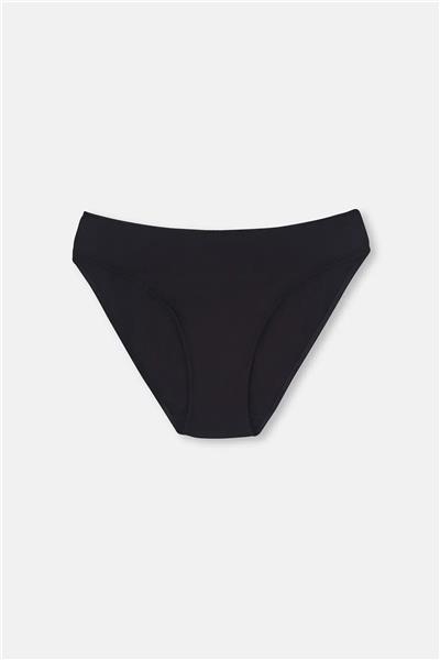 Dagi 5115KC Kadın 5li Yüksek Bel Slip Külot-Siyah&Beyaz&Ten