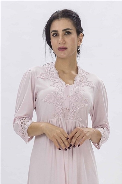 Duchesse 2011 Hamile Lohusa Sabahlıklı Gecelik Takım-Pudra