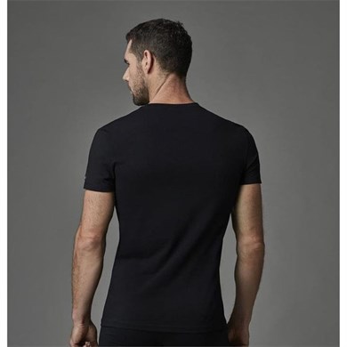 Eros ERS004 Compact O Yaka Erkek T-Shirt (İkili Paket) - Siyah