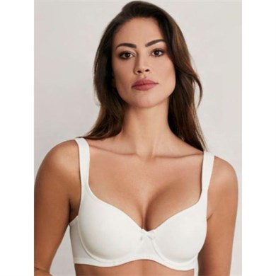 Eros ERSK100 Lily Toparlayıcı Kulaklı Boş Cup Tek Sütyen - Ekru