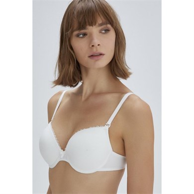 Eros ERSK121 Tulip Badem Yarı Push-Up Tek Sütyen - Ekru