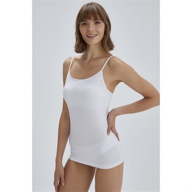 Eros ERSK600 Askılı Kadın Atlet (İkili Paket) - Beyaz