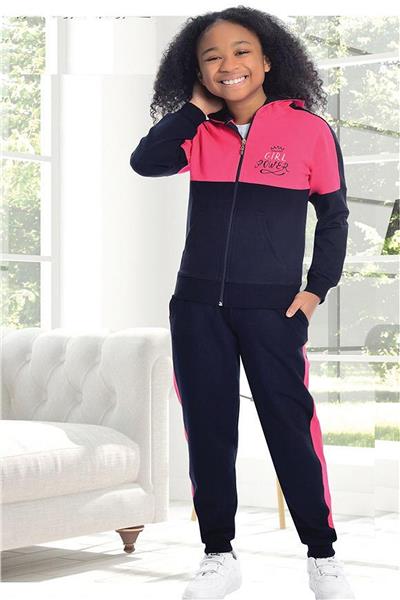 Ersoy 2002 Kız Çocuk Uzun Kollu Eşofman Takımı-Lacivert