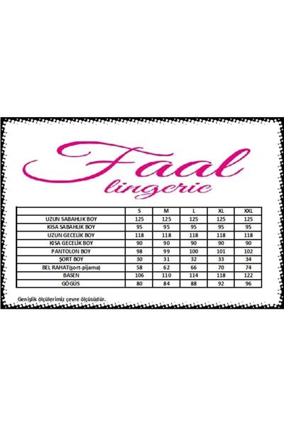 Faal 2049 Kadın Dantel Detaylı Saten İp Askılı Kısa Gecelik Sabahlık Takım-Siyah