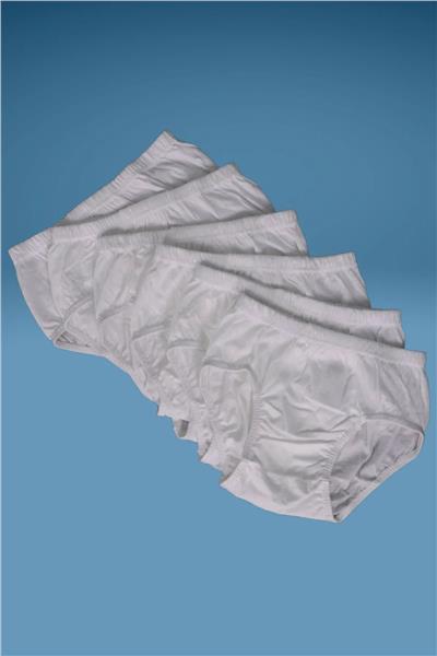 Faal 325x6 Erkek Çocuk 6lı Penye Süprem Slip Külot-Beyaz