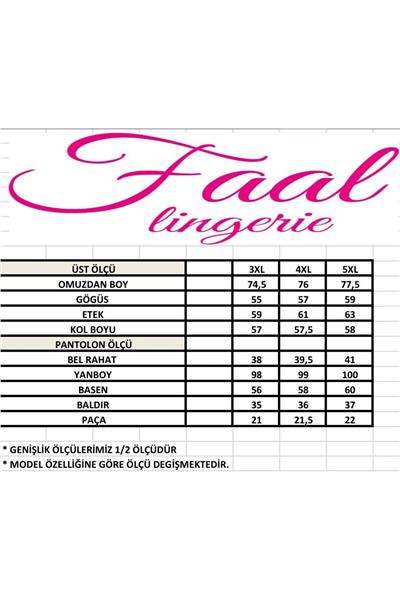 Faal 8616 Kadın Uzun Kollu Dantel Detaylı Pijama Takımı-Lacivert