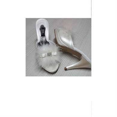 GC 175 Kadin Ev Terliği - Ekru