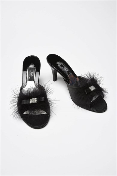 GC 215 Kadin Ev Terliği - Siyah