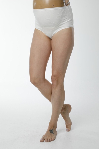 HMD 1413 Pamuklu Yüksel Bel Hamile Lohusa Külot - Ekru