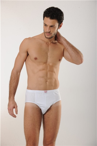 HMD 200 6lı Pamuklu Slip Erkek Külot - Beyaz