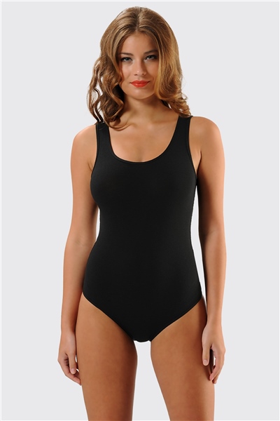 HMD 3006 3lü Kalın Askılı Çıtçıtlı Body - Siyah