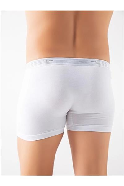 HMD 423X3 Erkek 3Lü Bamboo Boxer-Beyaz