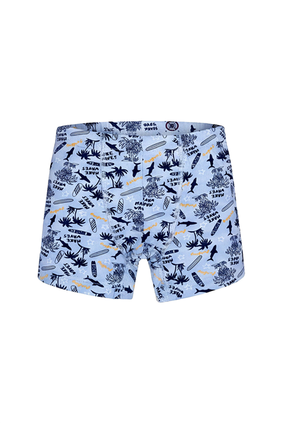 İlke 344 Erkek Çocuk 12li Desenli Boxer-Desenli