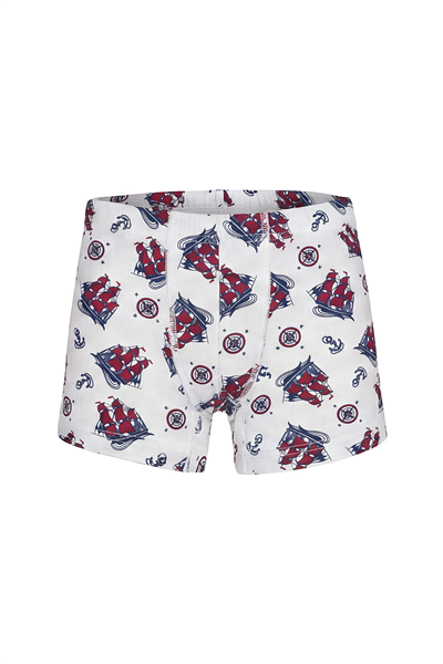 İlke 344 Erkek Çocuk 12li Desenli Boxer-Desenli