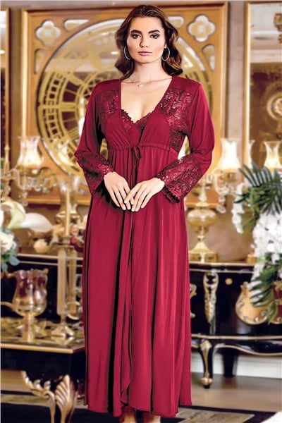 Jeremi 105 Çeyizlik Penye 6lı Set-Bordo